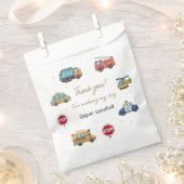 Cute Service Vehicle Birthday bash Favor Bags Bedankzakje (Geknipt)