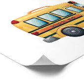 Cute Service Vehicle Birthday bash welcome sign  Poster (Hoek)