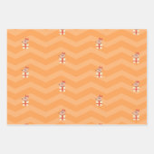 Cute Set 3 Sheets Opossum Posum Wrapping Paper (Voorkant)