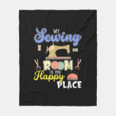 Cute Sewing Gift Quilters Crafting Quilting Fleece Deken (Voorkant)