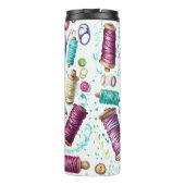 Cute Sewing Tumbler Thermosbeker (Achterkant)