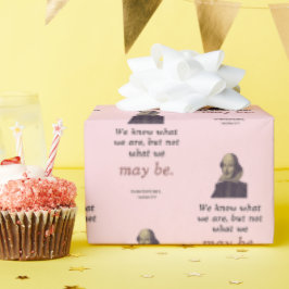 Cute Shakespeare Inspiration Afstuderen Cadeaupapier