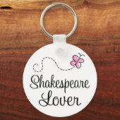 Cute Shakespeare Lover Sleutelhanger (Voorkant)