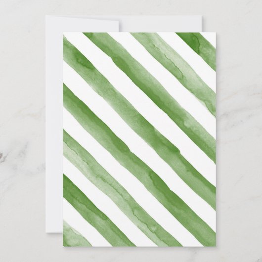 Cute shamrock baby shower-uitnodiging kaart (Achterkant)