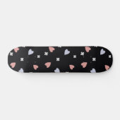 Cute Shamrock Harten Lucky Love Patroon Skateboard (Horizontaal)