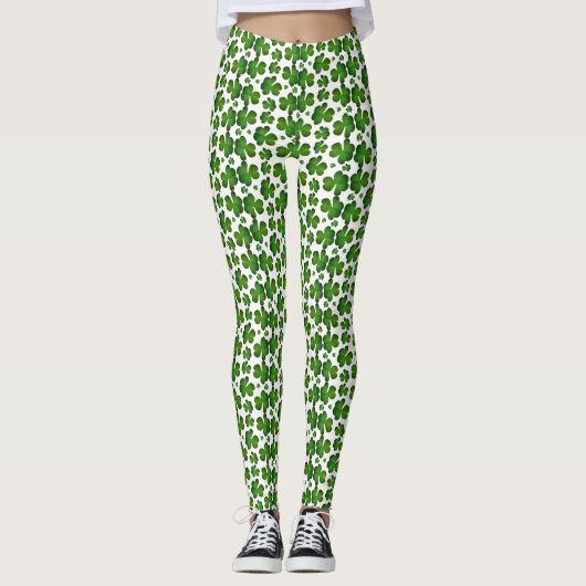 Cute Shamrock Leggings (Voorkant)