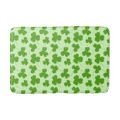 Cute Shamrock Pattern Green Badmat (Voorkant)