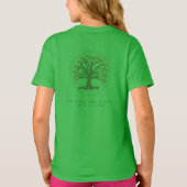 Cute Shamrock Tree T-shirt (Achterkant)