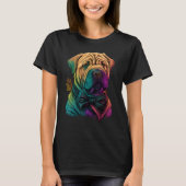 Cute Shar Pei Dog on Shar Pei 1 T-shirt (Voorkant)