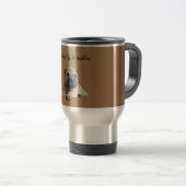 Cute Shar Pei Travel Mug Reisbeker (Voorkant rechts)