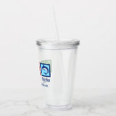 Cute Shark Acryl Drinkbeker (Links)