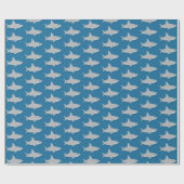 Cute Shark Animal Cadeaupapier (Vlak)