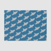 Cute Shark Animal Tissuepapier (Voorkant)