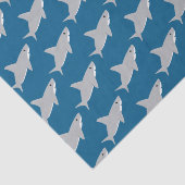 Cute Shark Animal Tissuepapier (Detail)