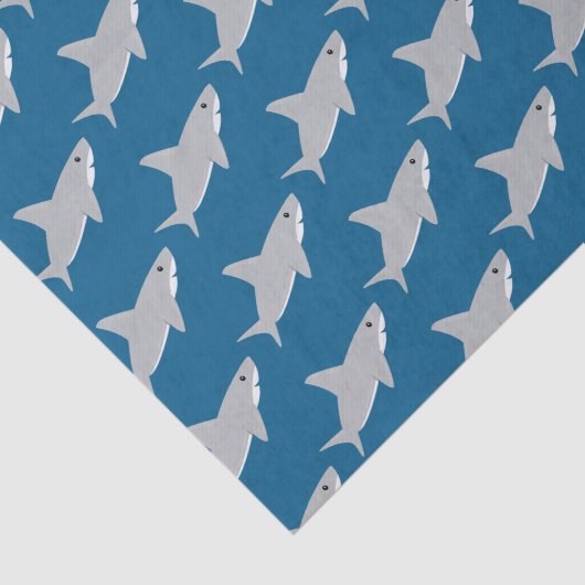 Cute Shark Animal Tissuepapier (Detail)