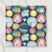 Cute Shark Bedankjes Labels (Achterkant)