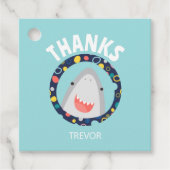 Cute Shark Bedankjes Labels (Voorkant)
