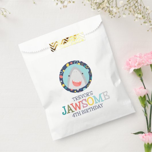 Cute Shark Bedankzakje (Gezegeld)
