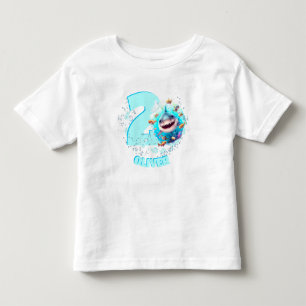 Cute Shark Birthday Custom Age Boy Kinder Shirts