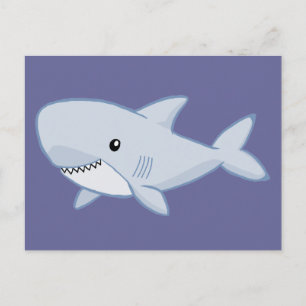 Cute Shark Briefkaart