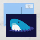 Cute Shark Briefkaart (Voorkant / Achterkant)