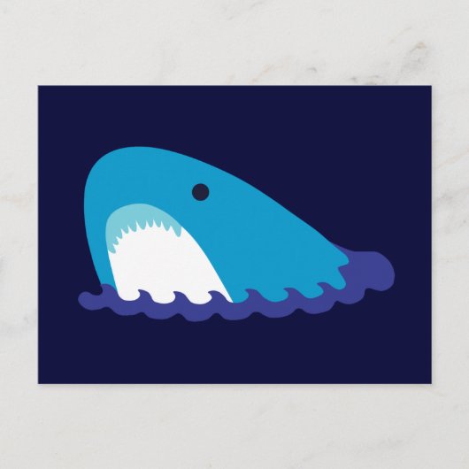 Cute Shark Briefkaart (Voorkant)