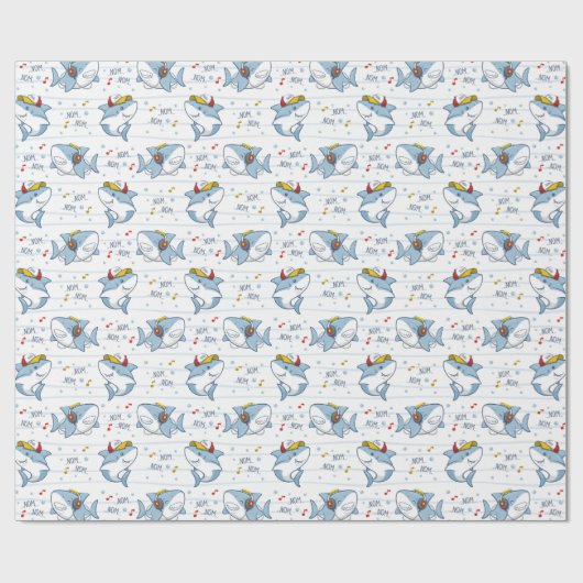 Cute Shark Cadeaupapier (Vlak)