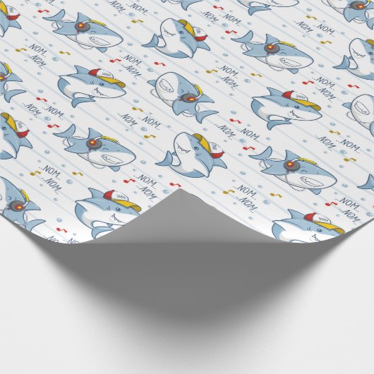 Cute Shark Cadeaupapier (Hoek)
