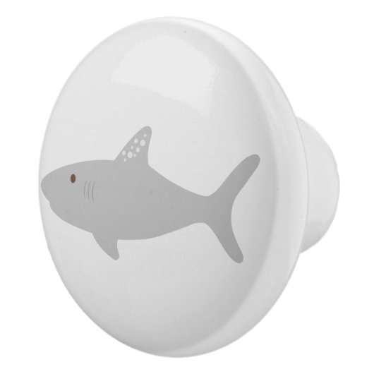 Cute Shark Ceramic Pull Keramische Knop (Rechts)