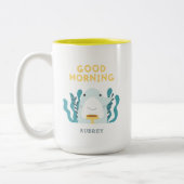 Cute Shark Coffee-Mok Tweekleurige Koffiemok (Links)