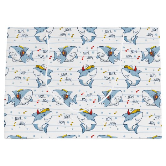 Cute Shark Groot Cadeauzakje (Voorkant)
