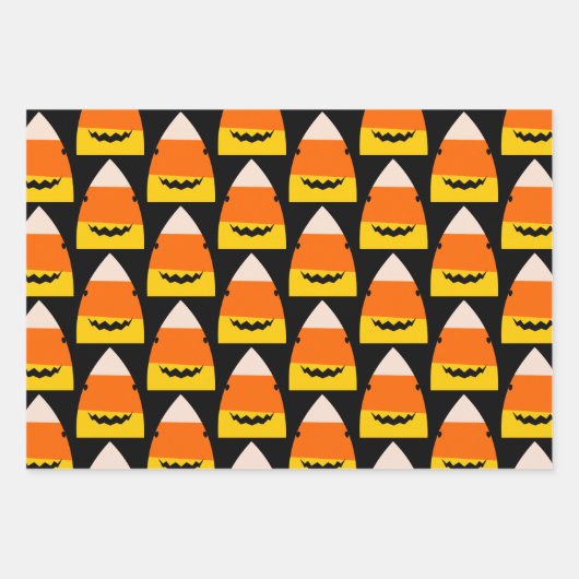 Cute Shark Halloween Inpakpapier Vel (Voorkant)