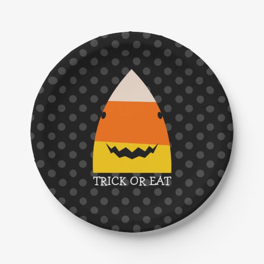 Cute Shark Halloween Paper Bord (Voorkant)
