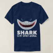 Cute Shark is mijn dierbare grappige oversteekplaa T-shirt (Design voorkant)