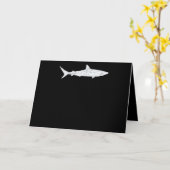 Cute Shark Lover Gifts - Funny Shark Gifts Kaart (Gele Bloem)