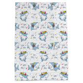 Cute Shark Medium Cadeauzakje (Achterkant)