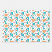 Cute Shark Pattern Inpakpapier Vel (Voorkant 3)