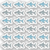 Cute Shark Planner Sticker (Voorkant)