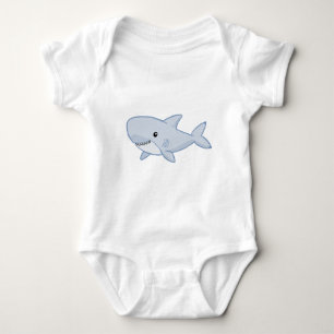 Cute Shark Romper
