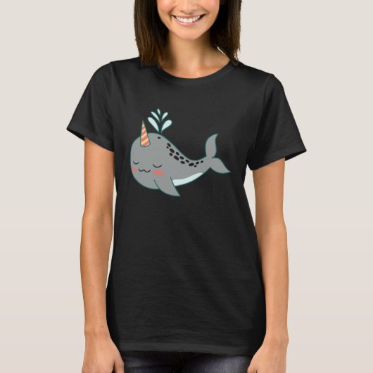 cute shark sharks funny baby swimming t-shirt (Voorkant)