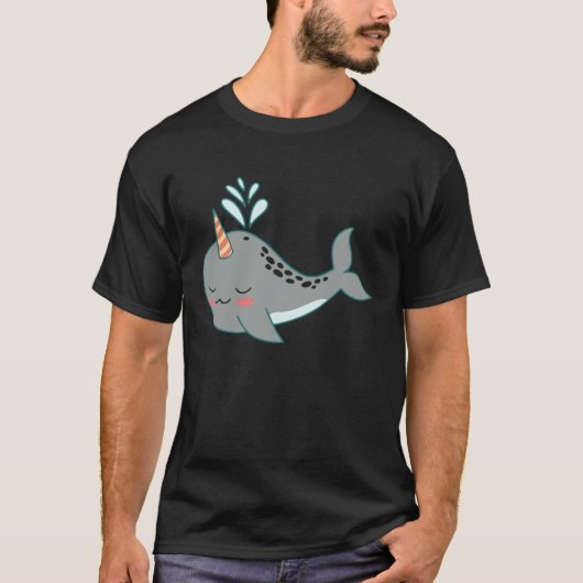 cute shark sharks funny baby swimming t-shirt (Voorkant)