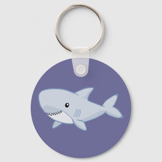 Cute Shark Sleutelhanger (Voorkant)