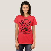 Cute she-Devil "Mischievous" Women's T-Shirt (Voorkant volledig)