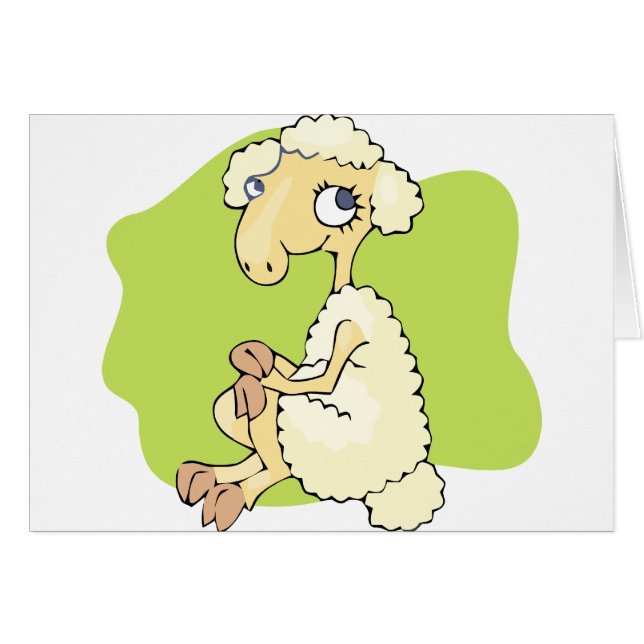 Cute Sheep (Voorkant Horizontaal)
