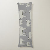 Cute Sheep and Lamb Boerderij Animal Pattern Lichaamskussen (Voorkant Verticaal)