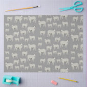 Cute Sheep and Lamb Boerderij Animal Pattern Tissuepapier (Craft)