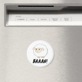 Cute Sheep Baaah Magneet (Insitu (Vaatwasser))