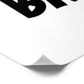 Cute Sheep Baaah Poster (Hoek)