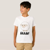 Cute Sheep Baaah T-shirt (Voorkant volledig)