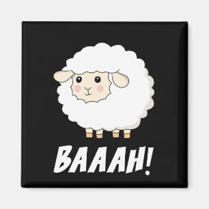 Cute Sheep Baah Magneet
